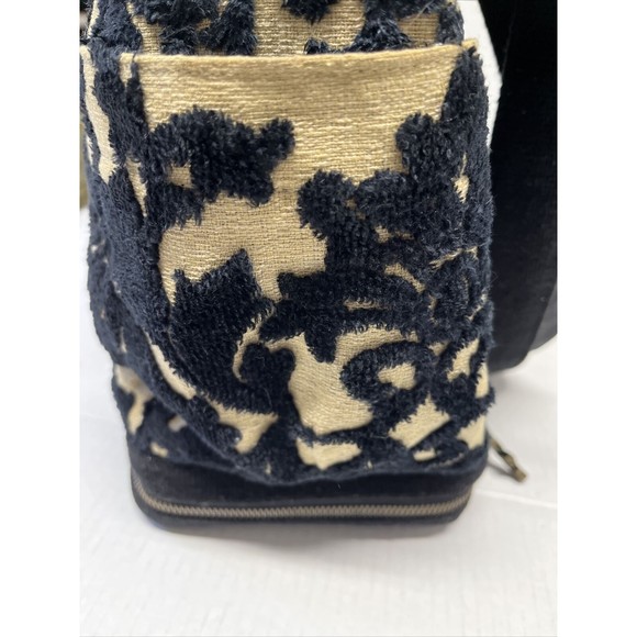 Cake by Petunia Pickle Embossed Black Velvet Diaper Bag Large - Picture 7 of 16